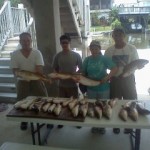 Redfish a plenty with Pelican State Fishing Charters